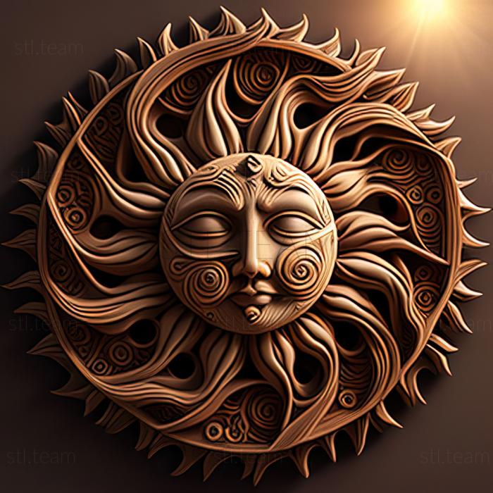 3D модель Святое солнце (STL)